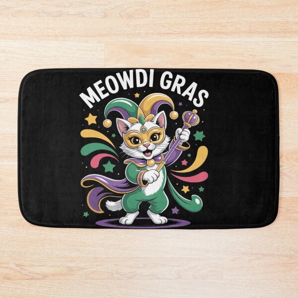 Item preview, Meowdi Mardi Gras Cat Kitty Lover Mask Beads Men Women Kids designed and sold by catsdothingz.