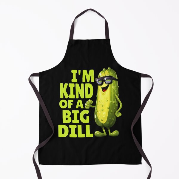 Item preview, I'M Kind Of A Big Dill Funny Dill Pickle With Glasses Veggie designed and sold by KristyCharleen.