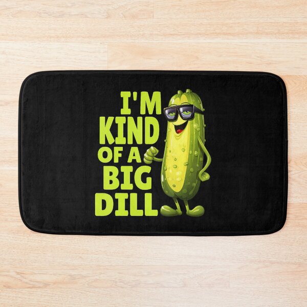 Item preview, I'M Kind Of A Big Dill Funny Dill Pickle With Glasses Veggie designed and sold by KristyCharleen.