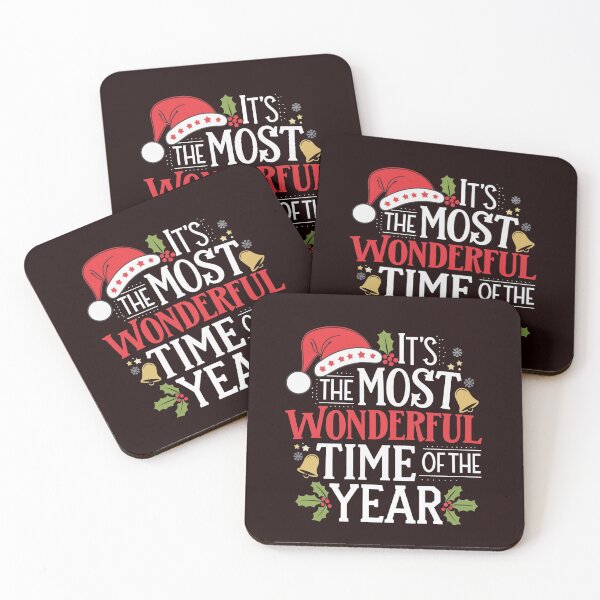 Item preview, It’s the Most Wonderful Time of the Year – Retro Christmas Typography designed and sold by MAZDZINE.