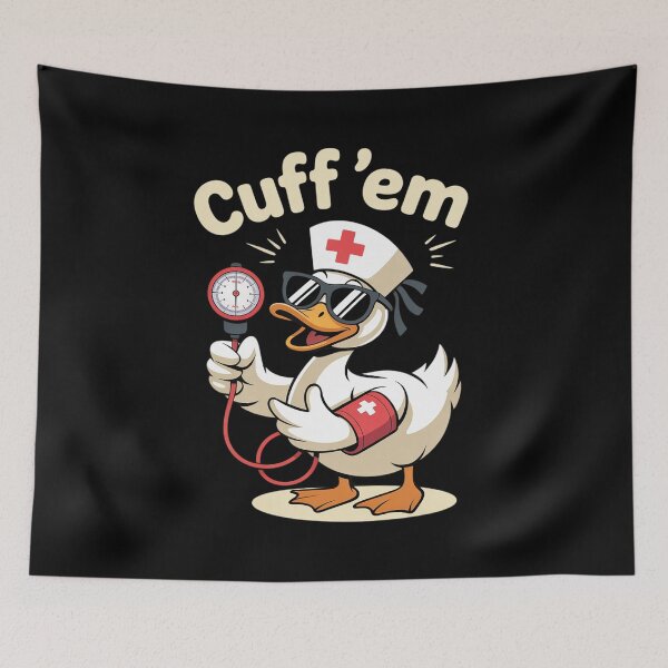 Item preview, Cuff 'Em Goose Nurse ER Silly Nurse Geese designed and sold by NetoGalaxy.