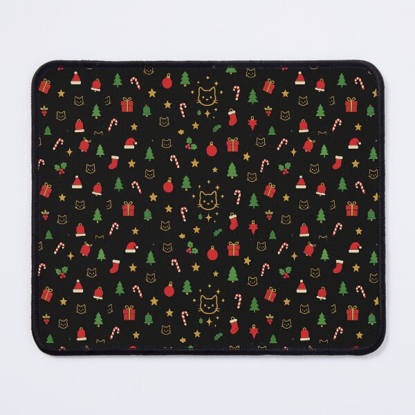 Item preview, Festive Cat Pattern: Stars and Gifts designed and sold by Auroracat2025.