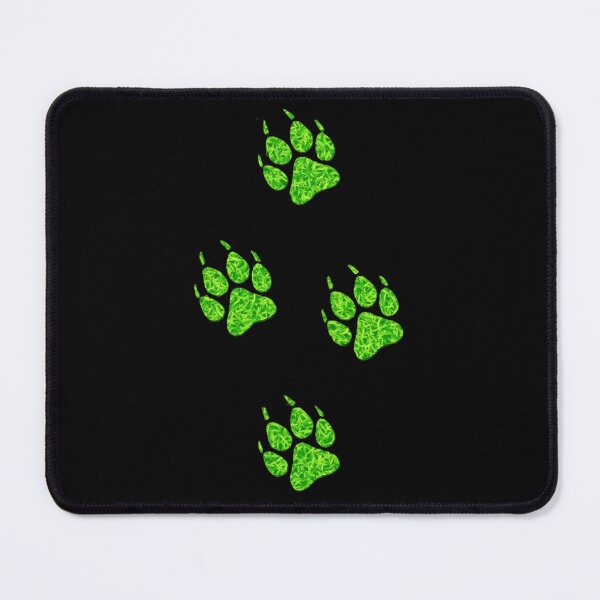 Item preview, Green Paw Prints – Cute Animal Tracks Sticker designed and sold by Ivy-Triggs.