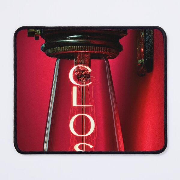 Item preview, Neon “CLOSE” Sign Inside Light Bulb – Modern Red Glow Aesthetic designed and sold by Grafititee.