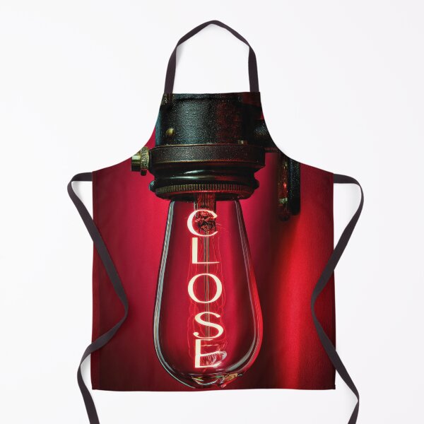 Item preview, Neon “CLOSE” Sign Inside Light Bulb – Modern Red Glow Aesthetic designed and sold by Grafititee.