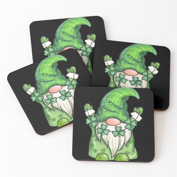 Item preview, St Patricks Day Love Cute Gnomes Holding Shamrock Boy Girls designed and sold by Moxizz.