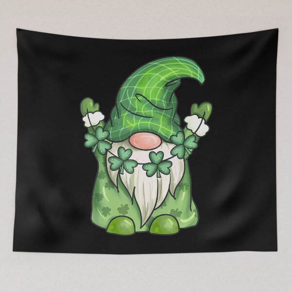 Item preview, St Patricks Day Love Cute Gnomes Holding Shamrock Boy Girls designed and sold by Moxizz.