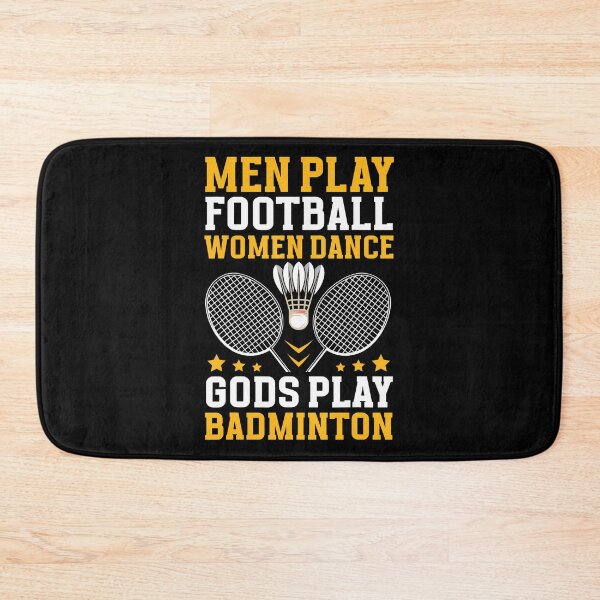 Item preview, Badminton Player Quote  Gods Play Badminton designed and sold by RebeccaCelia.