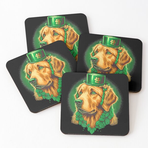 Item preview, Golden Retriever Dog St Patricks Saint Patricks Day  designed and sold by Moxizz.
