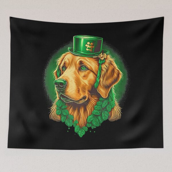 Item preview, Golden Retriever Dog St Patricks Saint Patricks Day  designed and sold by Moxizz.