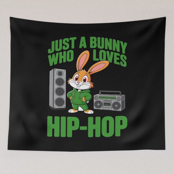 Item preview, Cute 80s 90s Bunny Hip-hop Dancer Teacher Boys Girls Teens designed and sold by NetoGalaxy.