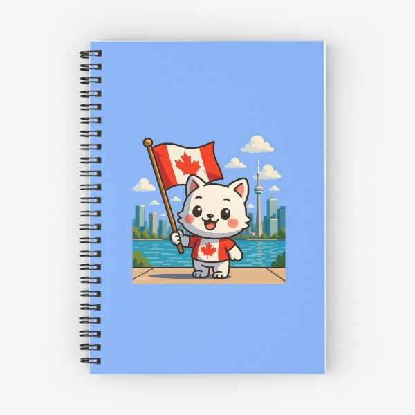 Item preview,   Rosedale Toronto – 3D Comic Cute Illustration with Canada Flag ,  designed and sold by PaintMeWorld.