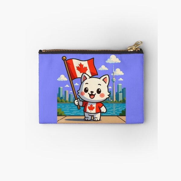 Item preview,   Rosedale Toronto – 3D Comic Cute Illustration with Canada Flag ,  designed and sold by PaintMeWorld.