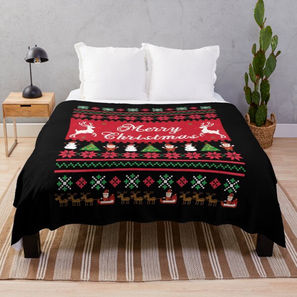Item preview, Merry Christmas Ugly Xmas Pixel Art For Men Boys Kids designed and sold by LeanneSandra.