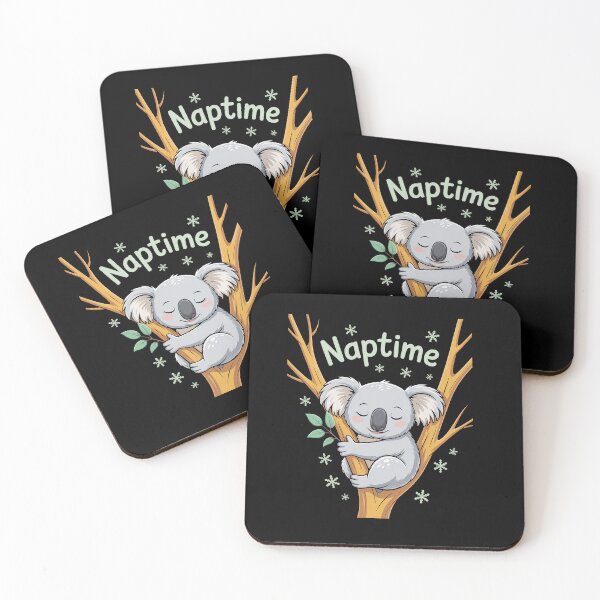 Item preview, Naptime Sleep Lover Zoo Animal Sleeping Koala Bear Nap designed and sold by namibambam.