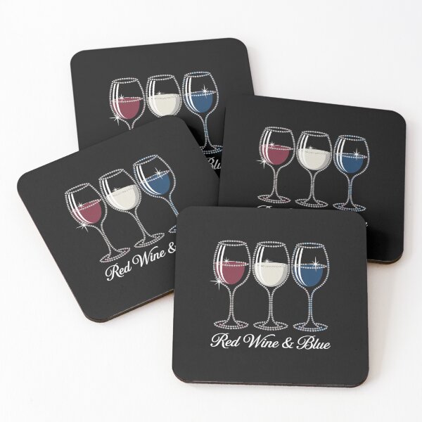Item preview, Womens Red White Blue Glasses Of Wine 4th Of July USA Flag designed and sold by katherintration.