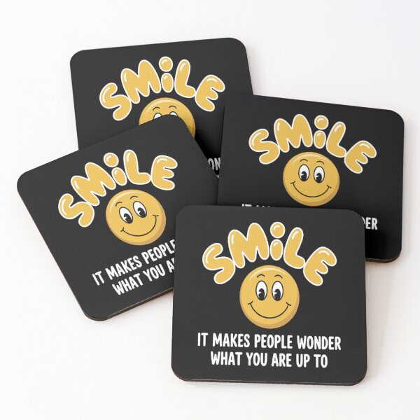 Item preview, Smile It Makes People Wonder What You Are Up To Novelty designed and sold by SignaturalGen.