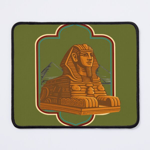 Item preview, Ancient Egyptian Sphinx Notebook Cover Design – Vintage Pharaoh Art designed and sold by COSAIRe.