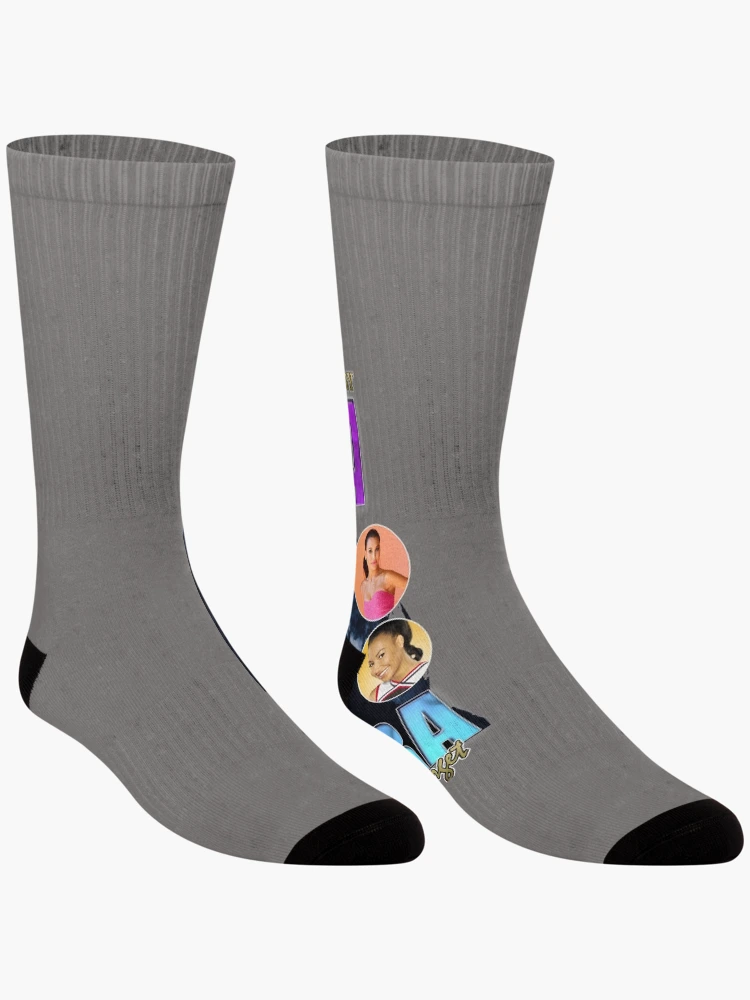 Thumbnail 3 of 5, Socks, NAYA-RIVERA-REST-IN-PEACE-RIP-MEMORIAL designed and sold by DAVELOCKEY.