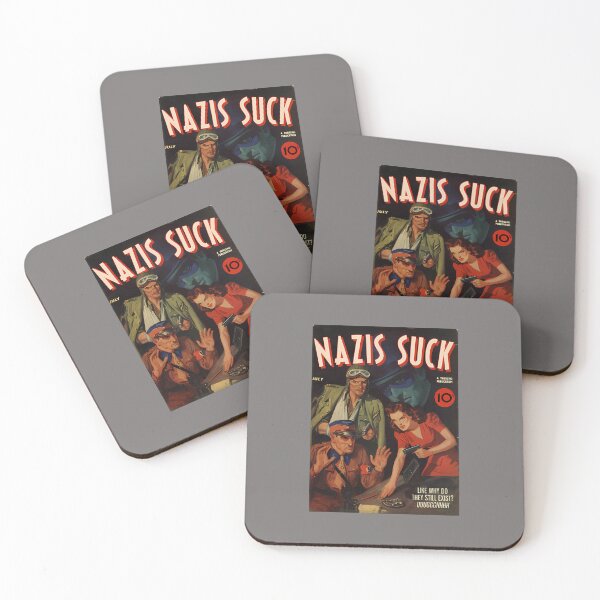 Item preview, NAZIS-SUCK-A-THRILLING-PUBLICATION.-LIKE-WHY-DO-THEY-STILL-EXIST-UUGGGHHHH-T-SHIRT designed and sold by DAVELOCKEY.