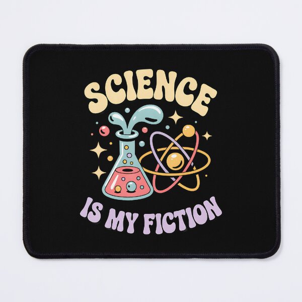 Item preview, Science Is My Fiction Retro Nerd Book Lover Design designed and sold by RebeccaCelia.