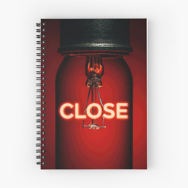 Item preview, Neon “CLOSE” Sign Inside Light Bulb – Modern Red Glow Aesthetic designed and sold by Grafititee.