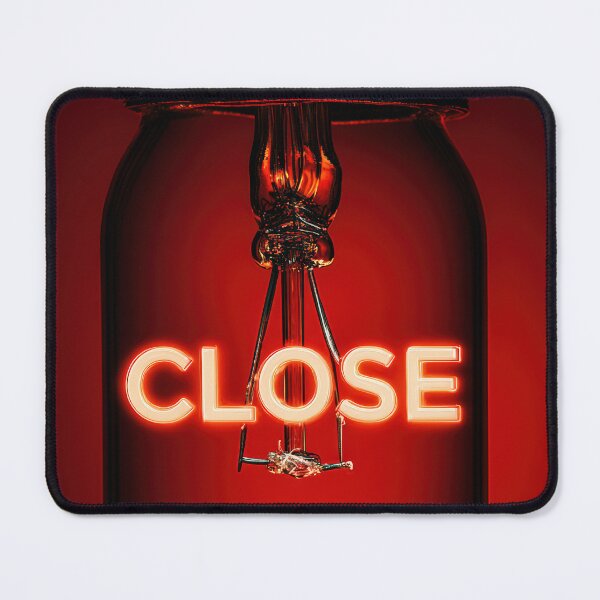 Item preview, Neon “CLOSE” Sign Inside Light Bulb – Modern Red Glow Aesthetic designed and sold by Grafititee.