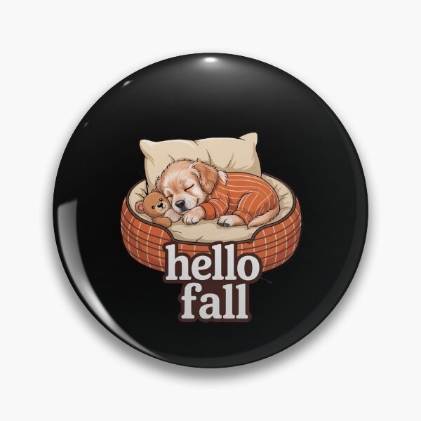Item preview, Cute Autumn Golden Retriever Decor for Dog Lover Hello Fall designed and sold by NetoGalaxy.