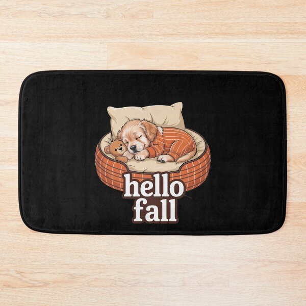 Item preview, Cute Autumn Golden Retriever Decor for Dog Lover Hello Fall designed and sold by NetoGalaxy.