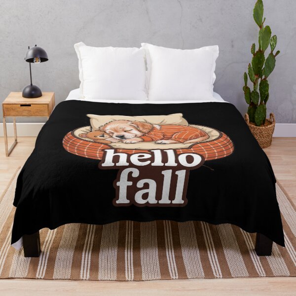 Item preview, Cute Autumn Golden Retriever Decor for Dog Lover Hello Fall designed and sold by NetoGalaxy.