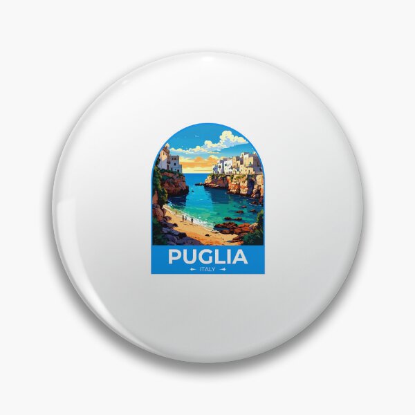 Item preview, Puglia Italy Travel Sticker designed and sold by TulipaGraphics.