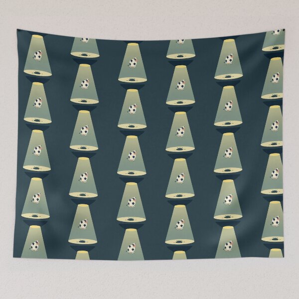 Item preview, Mysterious Farm Visit from Above designed and sold by octavaretro.