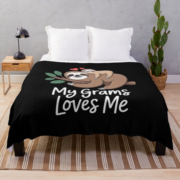 Item preview, Cute Baby Sloth and Grandma My Grams Loves Me designed and sold by NetoGalaxy.