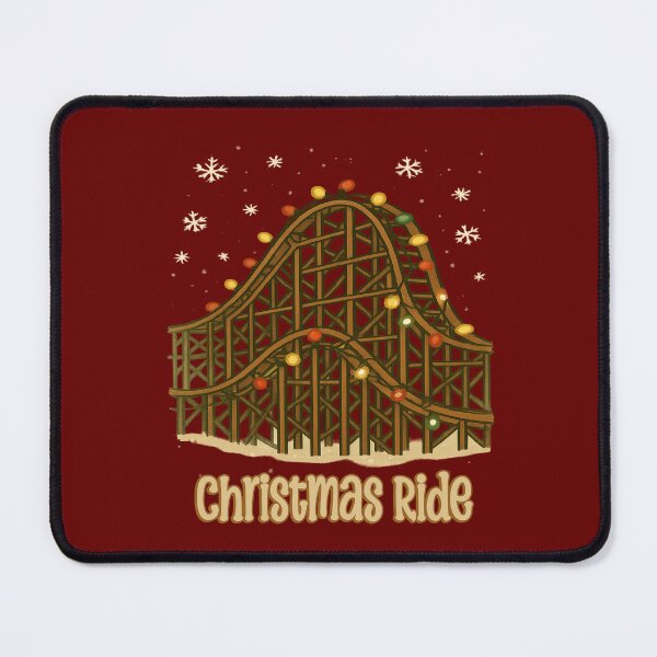 Item preview, Tennessee Christmas Roller Coaster Scene – Retro Festive Snowy Lights Design designed and sold by Globalcitytees.