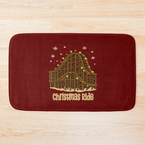 Item preview, Tennessee Christmas Roller Coaster Scene – Retro Festive Snowy Lights Design designed and sold by Globalcitytees.