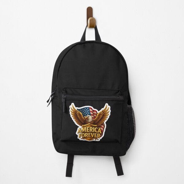 Item preview, 250 Anniversary of the USA - America Forever – Patriotic Eagle Emblem Sticker designed and sold by Collins Design.