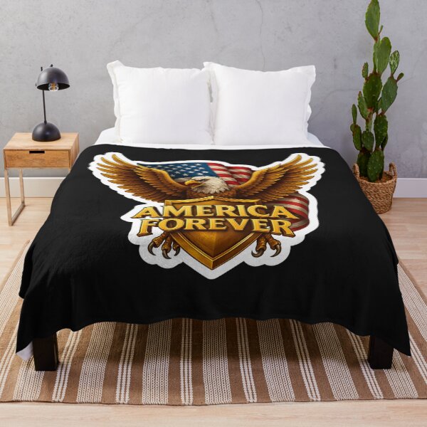 Item preview, 250 Anniversary of the USA - America Forever – Patriotic Eagle Emblem Sticker designed and sold by Collins Design.