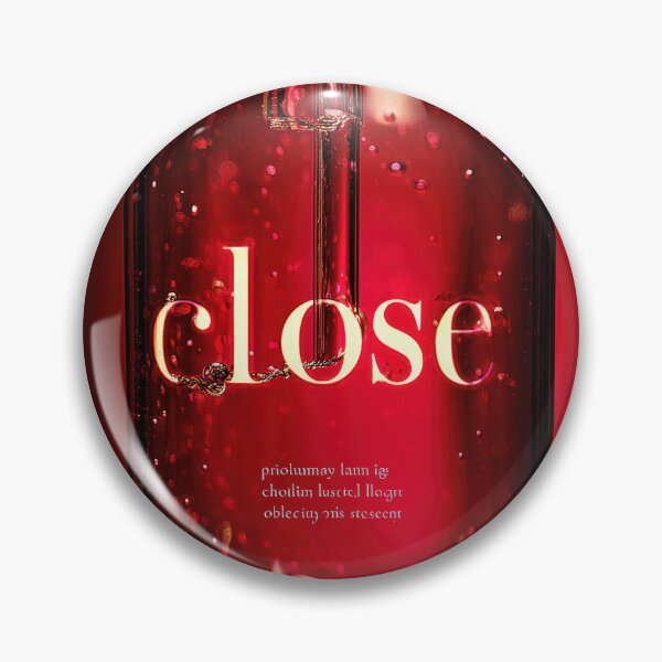 Item preview, Neon “CLOSE” Sign Inside Light Bulb – Modern Red Glow Aesthetic designed and sold by Grafititee.