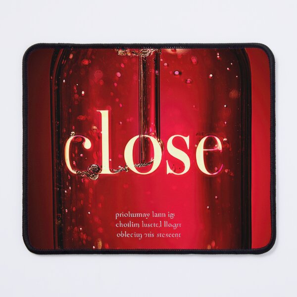 Item preview, Neon “CLOSE” Sign Inside Light Bulb – Modern Red Glow Aesthetic designed and sold by Grafititee.