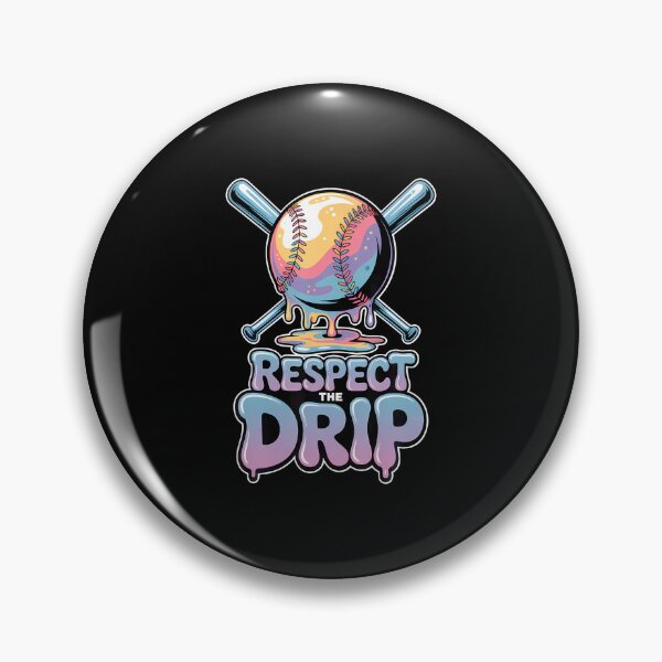 Item preview, Respect The Drip Baseball Fans Fun Summer Vibes designed and sold by MindyMarianela.