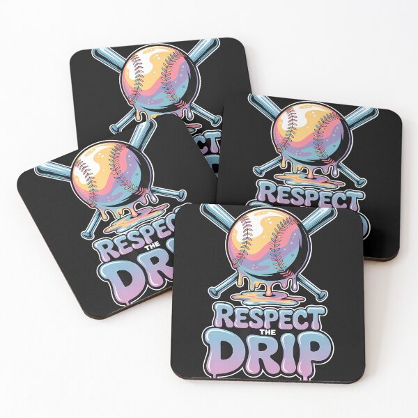 Item preview, Respect The Drip Baseball Fans Fun Summer Vibes designed and sold by MindyMarianela.