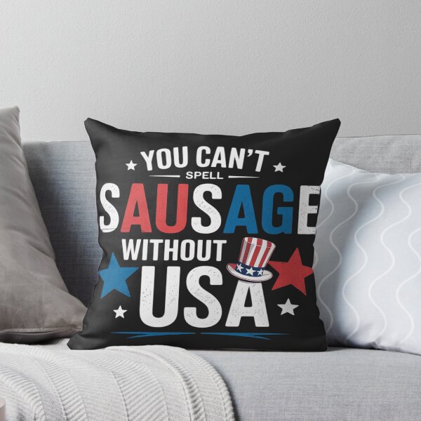 Item preview, You Can't Spell Sausage Without USA American 4th july Funny designed and sold by LegendsArt75.