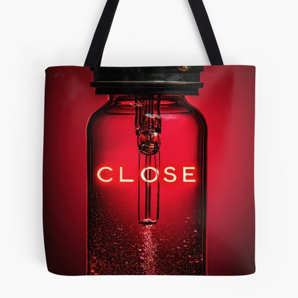 Item preview, Neon “CLOSE” Sign Inside Light Bulb – Modern Red Glow Aesthetic designed and sold by Grafititee.