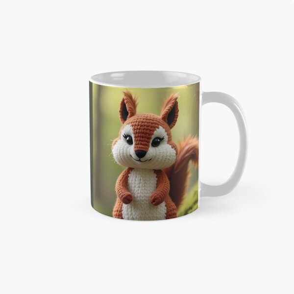 Item preview, Crocheted squirrel doll in the forest designed and sold by Mianku | Für das Leben.