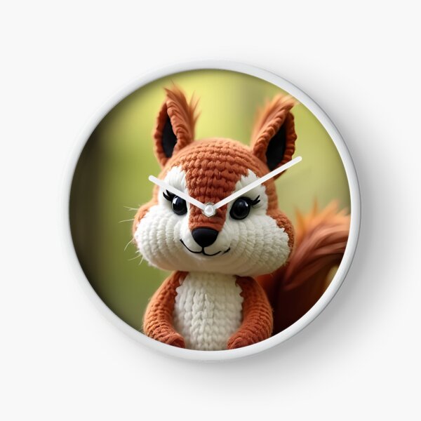 Item preview, Crocheted squirrel doll in the forest designed and sold by Mianku | Für das Leben.