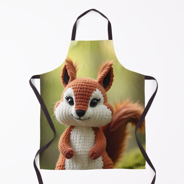 Item preview, Crocheted squirrel doll in the forest designed and sold by Mianku | Für das Leben.