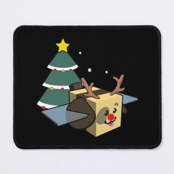 Item preview, Cute Reindeer Bee Blocky Christmas Tree designed and sold by sardencourey3.