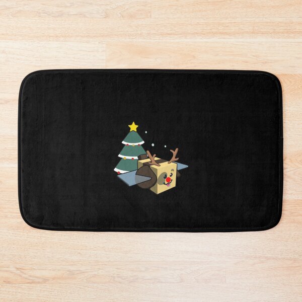 Item preview, Cute Reindeer Bee Blocky Christmas Tree designed and sold by sardencourey3.