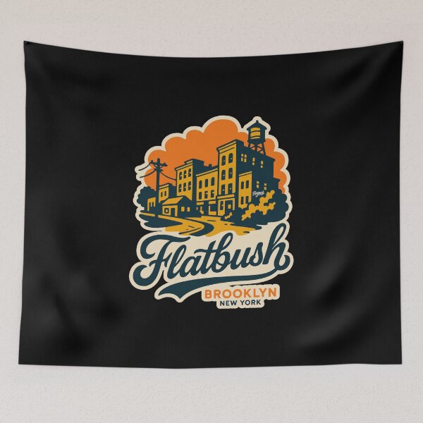 Item preview, Flatbush Brooklyn Script Heritage designed and sold by Boogosh.