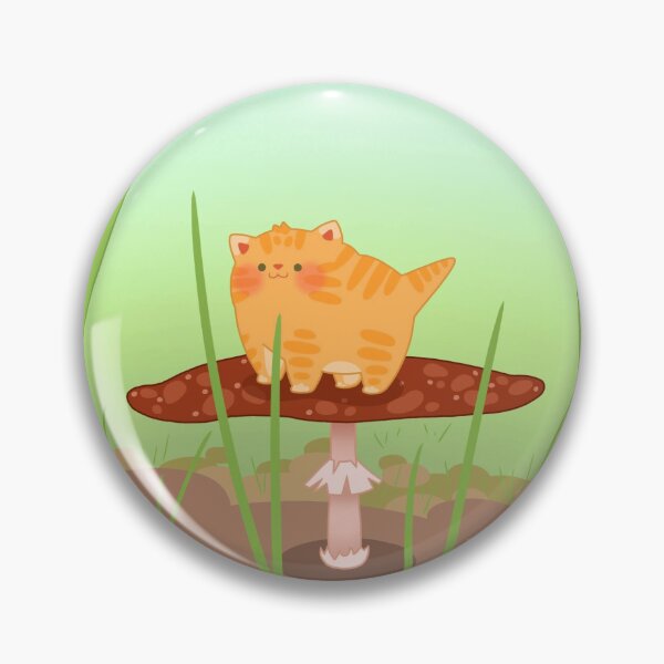 Item preview, Chubby Mushroom Cat designed and sold by MJ-TRAEGER.